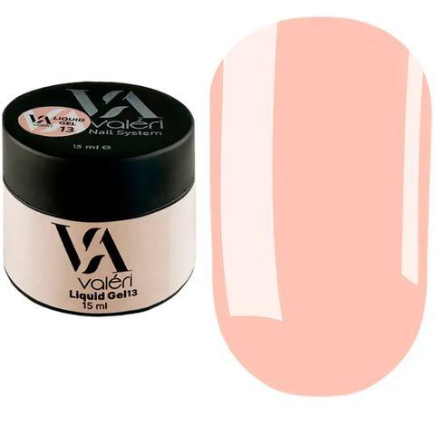 Гель для нарощування 15 мл Liquid Gel Valeri № 13 Nat-0812 фото
