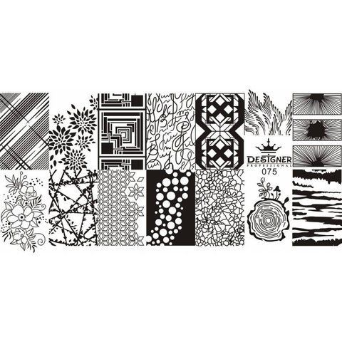 Пластина для стемпинга Designer Professional 12х6см № 075 006908 фото