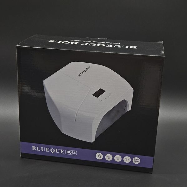 LED/UV потужна лампа з дисплеєм для манікюру та педикюру Blueque BQL-08 на 298 Вт. Nat-0912 фото