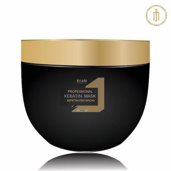 Маска Для Волосся Кератинова Milano Keratin Mask 500ml 009729 фото