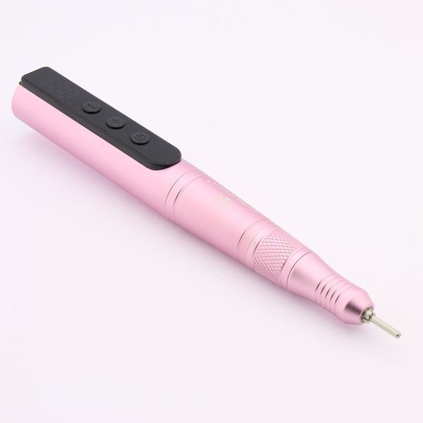 Аккумуляторный аппарат для маникюра и педикюра Global Fashion T7A на 35000RPM Pink Nat-0125 фото