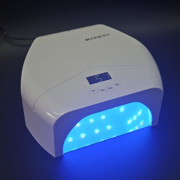 LED/UV потужна лампа з дисплеєм для манікюру та педикюру Blueque BQL-08 на 298 Вт. Nat-0912 фото