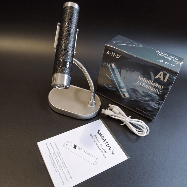 UV/LED фонарик на аккумуляторе с подставкой A.N.D SMARTUV N2 Intelligent AI Sensor 5Вт. BLACK Mary017 фото