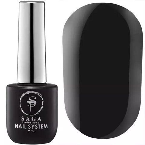 Saga professional Топ без липкого слоя цветной BLACK, 9 мл 007567 фото