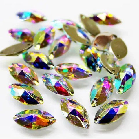 Декор для ногтей Global Fashion Swarovski. Хамелеон. Капля 12шт. 006508 фото