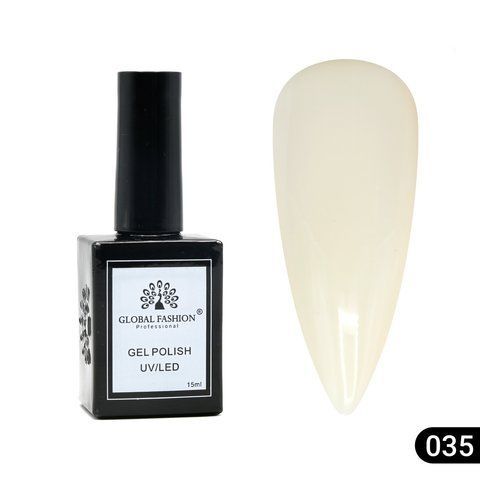 Гель-лак Global Fashion Elite Glow 15ml №035 Nat1298 фото