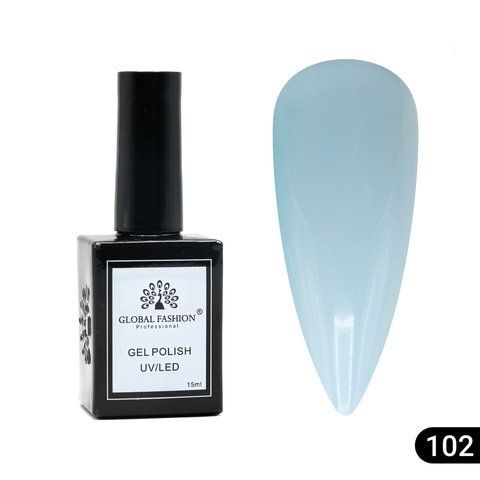 Гель-лак Global Fashion Elite Glow 15ml №102 Nat1365 фото