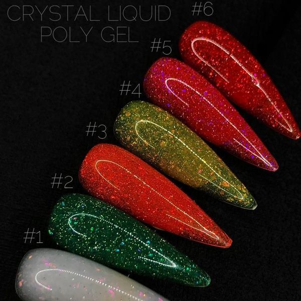 Рідкий полігель Crooz Liquid Polygel Crystal №02, 15 мл 004297 фото